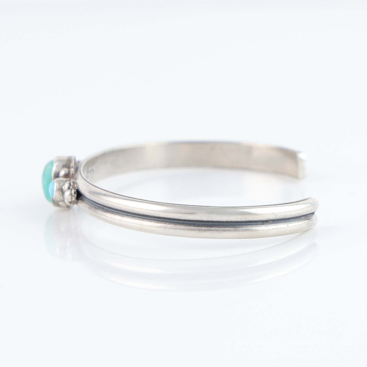 Triple-Stone Turquoise Cuff by Don Lucas