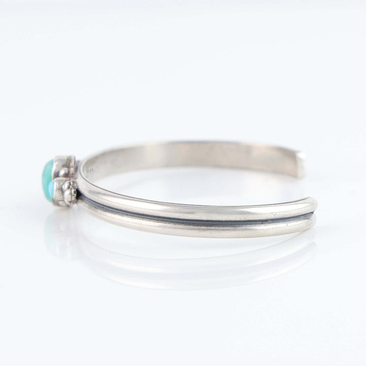 Triple-Stone Turquoise Cuff
