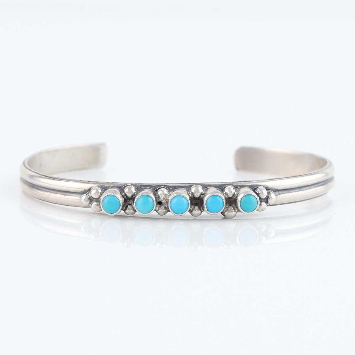 Sleeping Beauty Turquoise Row Cuff by Don Lucas