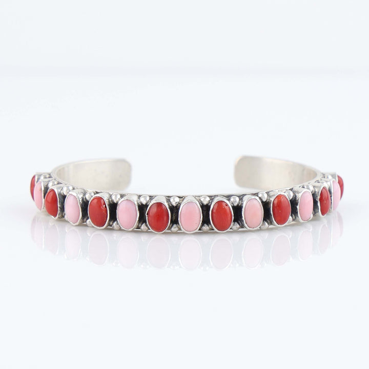 Two-Tone Coral Row Cuff