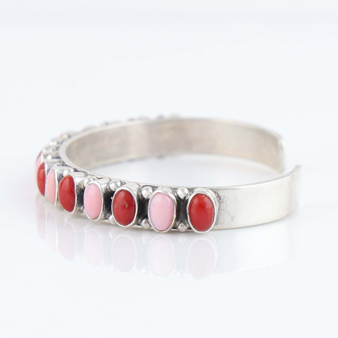 Two-Tone Coral Row Cuff