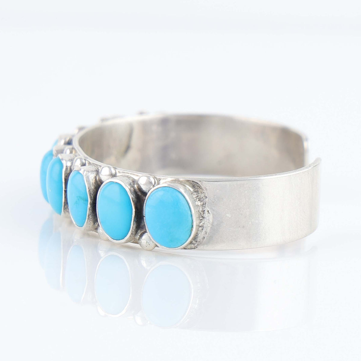 Sleeping Beauty Turquoise Row Cuff by Don Lucas
