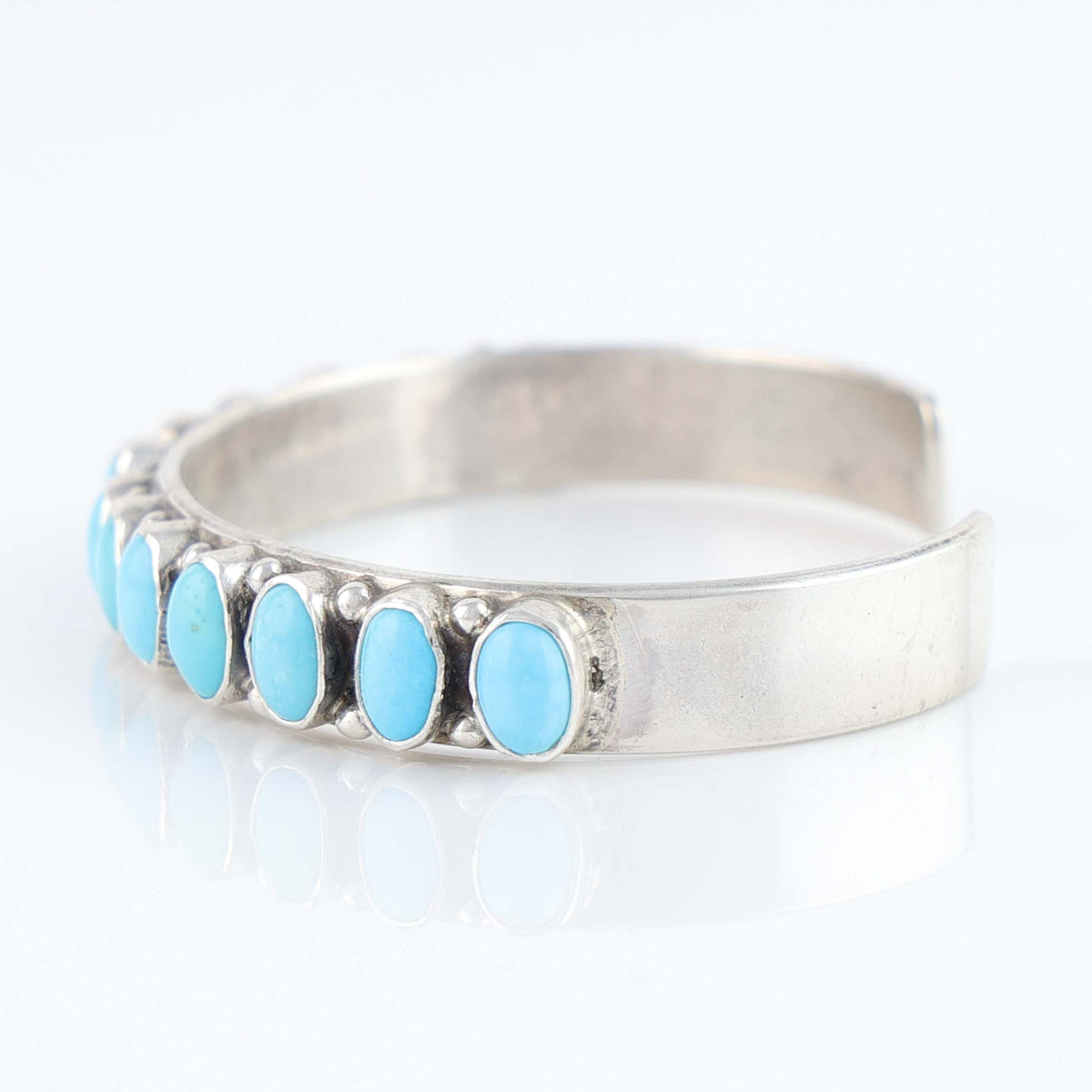 Sleeping Beauty Turquoise Row Cuff by Don Lucas