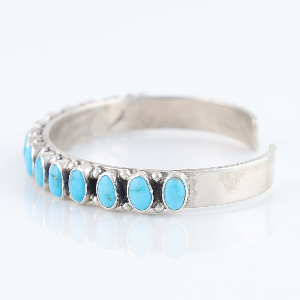 Sleeping Beauty Turquoise Row Cuff by Don Lucas