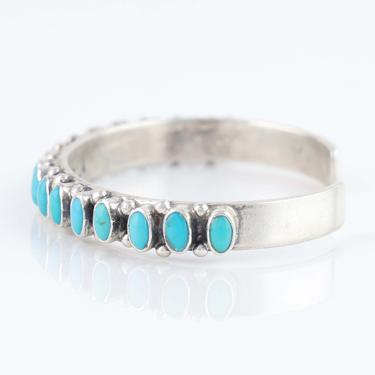Sleeping Beauty Turquoise Row Cuff by Don Lucas