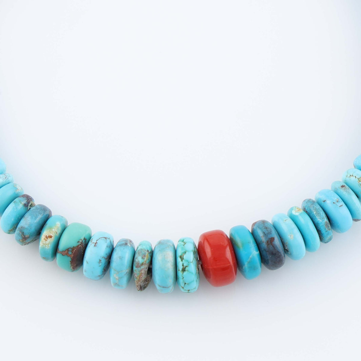 Navajo Bisbee Turquoise and Gold Bracelet by Cheyenne Grabiec