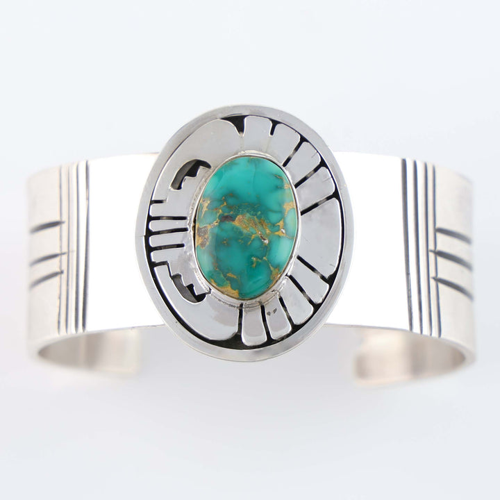 Navajo Sonoran Gold Turquoise Cuff