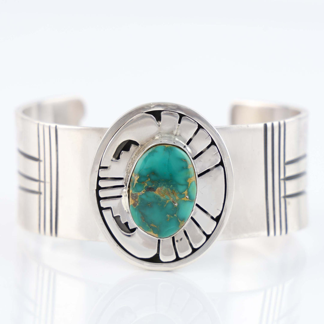 Navajo Sonoran Gold Turquoise Cuff