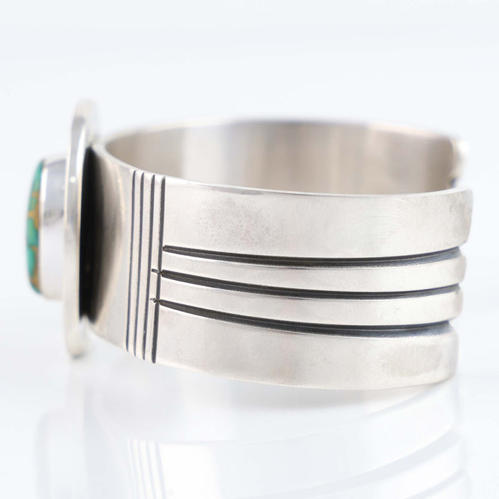Navajo Sonoran Gold Turquoise Cuff