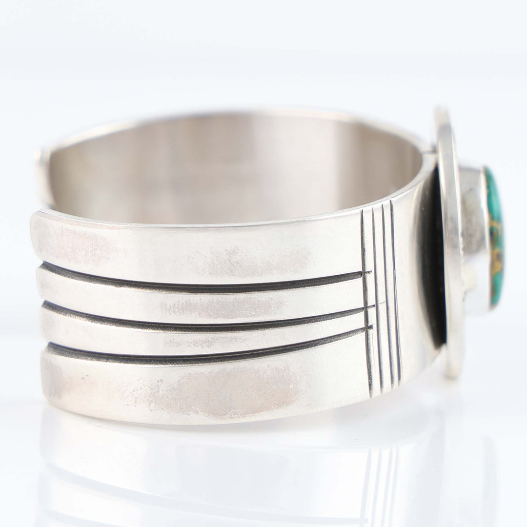 Navajo Sonoran Gold Turquoise Cuff