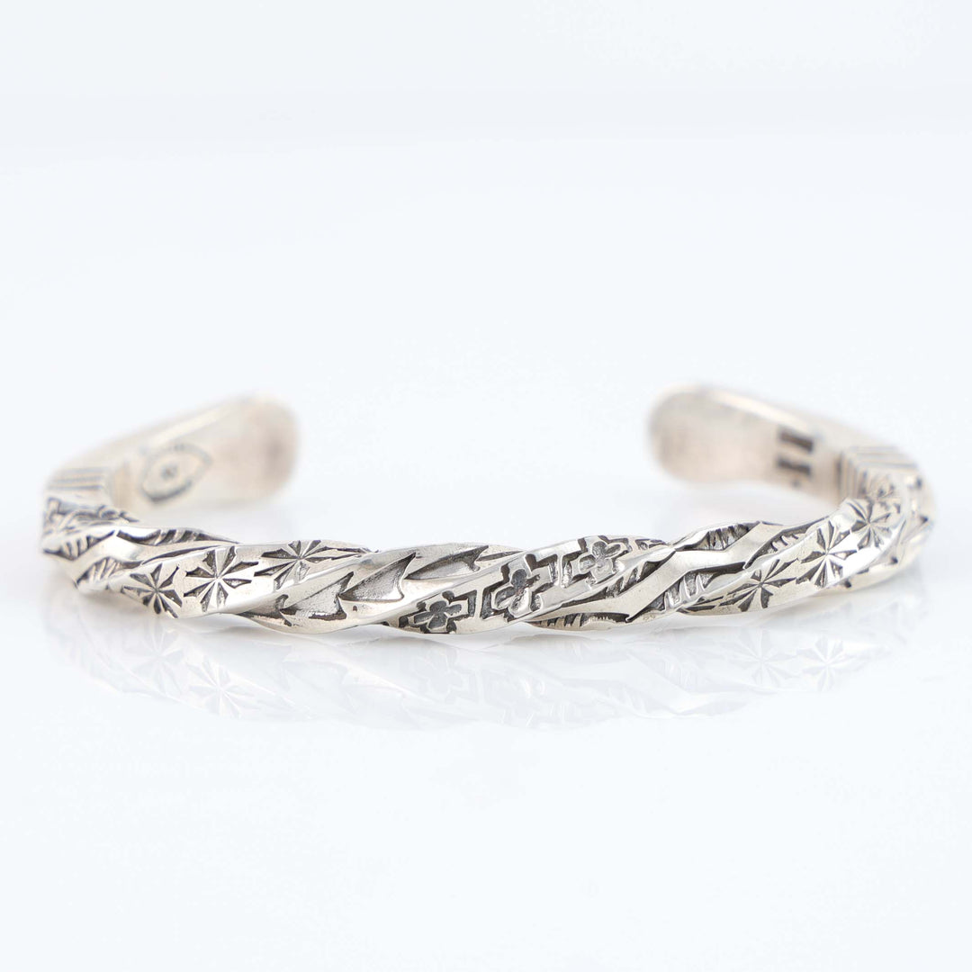 Twisted Silver Cuff