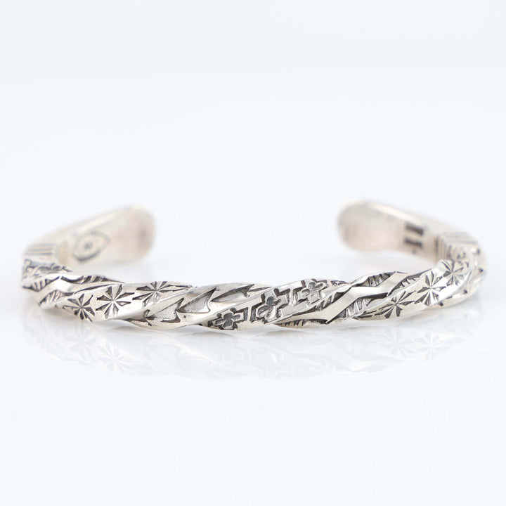 Twisted Silver Cuff