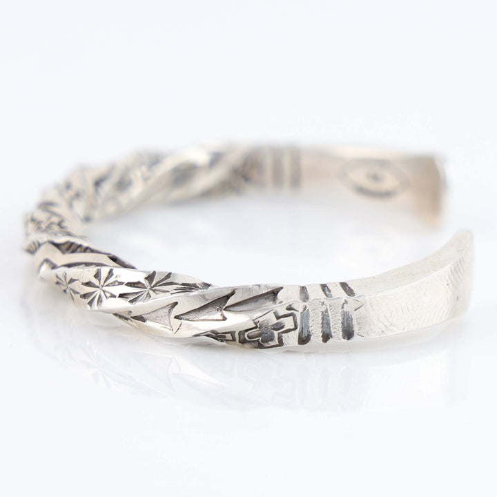 Twisted Silver Cuff