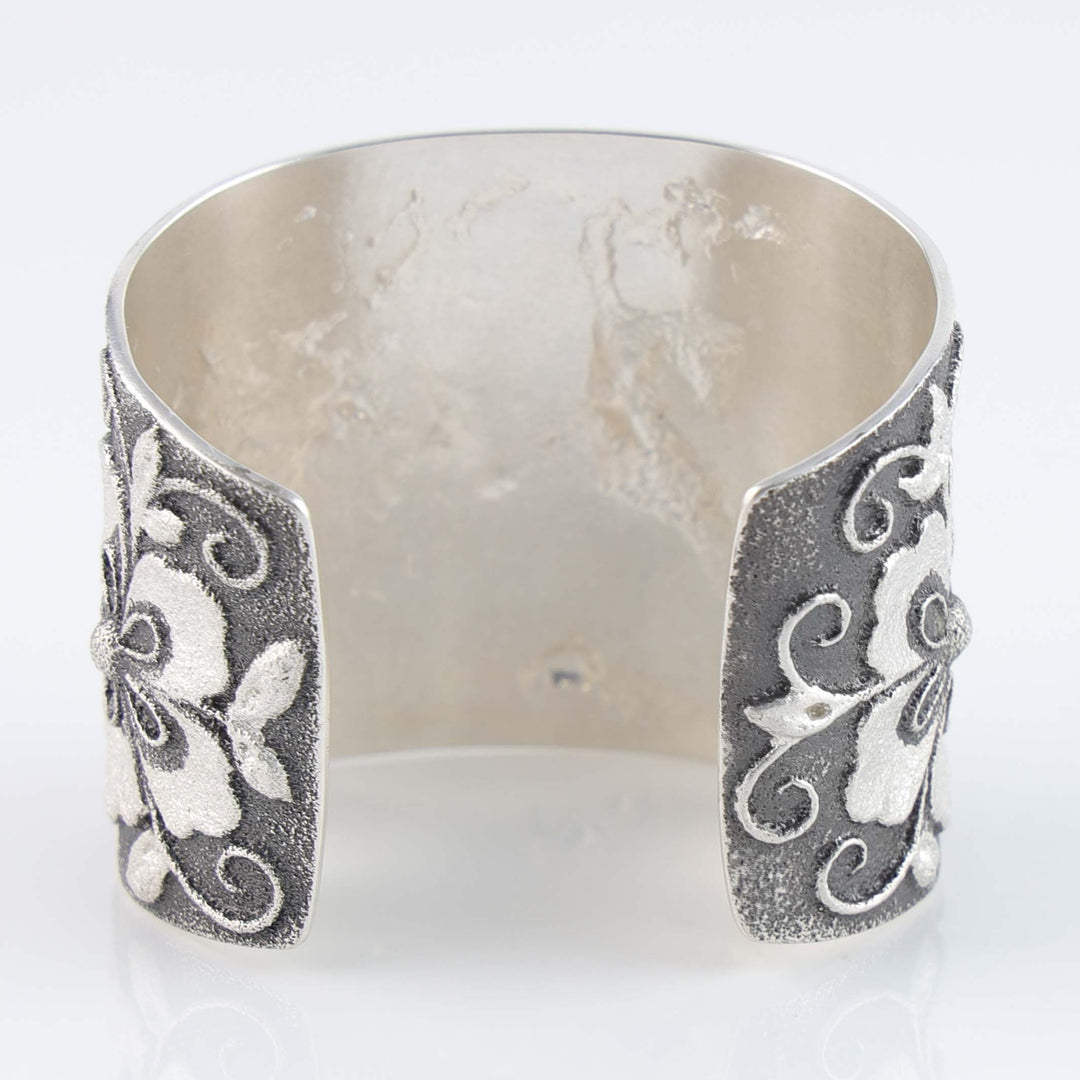 Navajo Bisbee Turquoise Butterfly Cuff