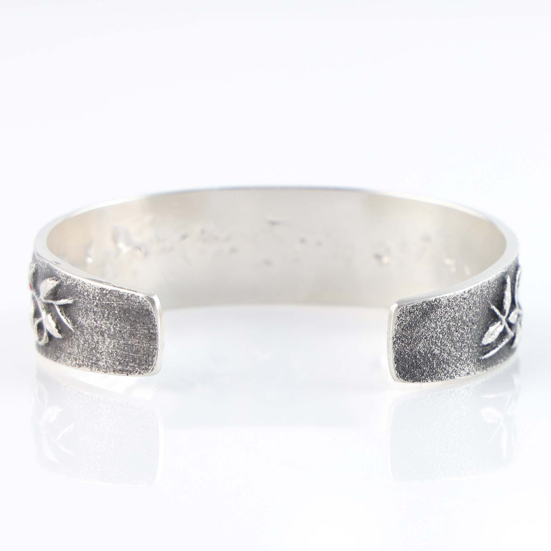 Navajo Coral Flower Cuff