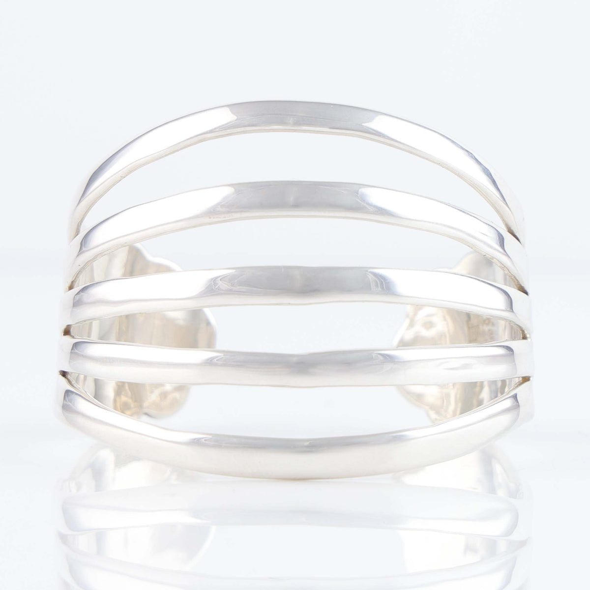Navajo Split Band Cuff by Tayah Silversmith