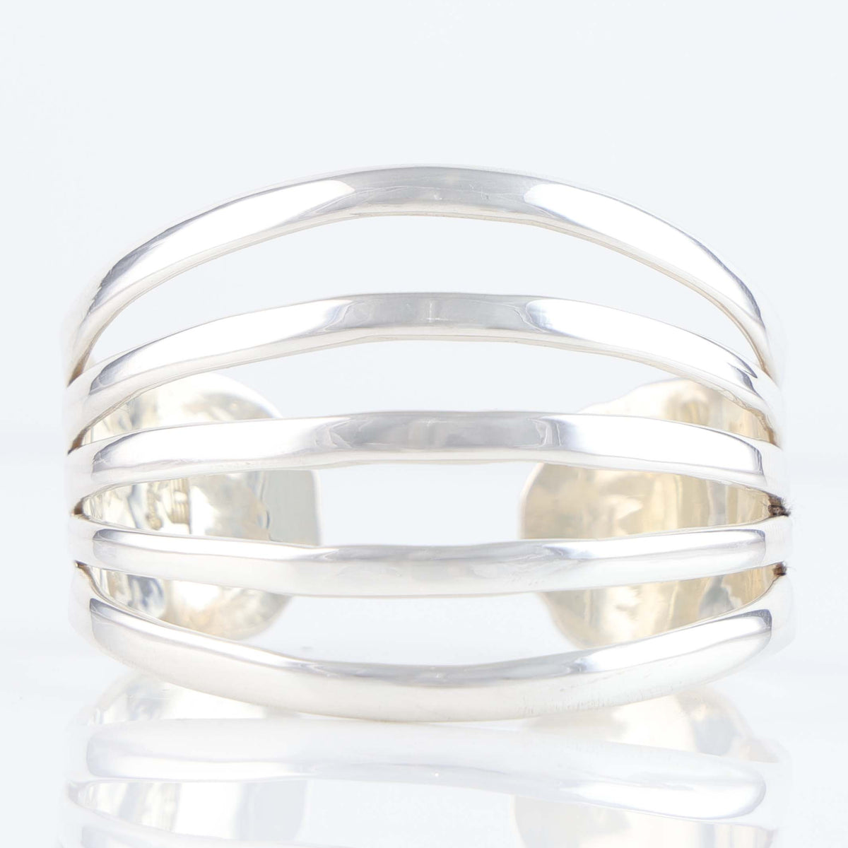 Navajo Split Band Cuff by Tayah Silversmith