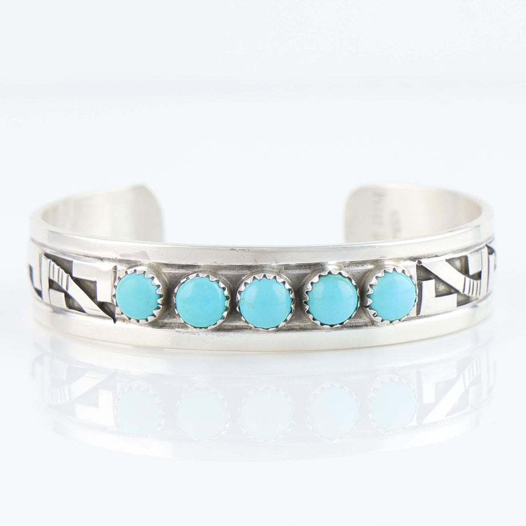 Navajo Sleeping Beauty Turquoise Cuff