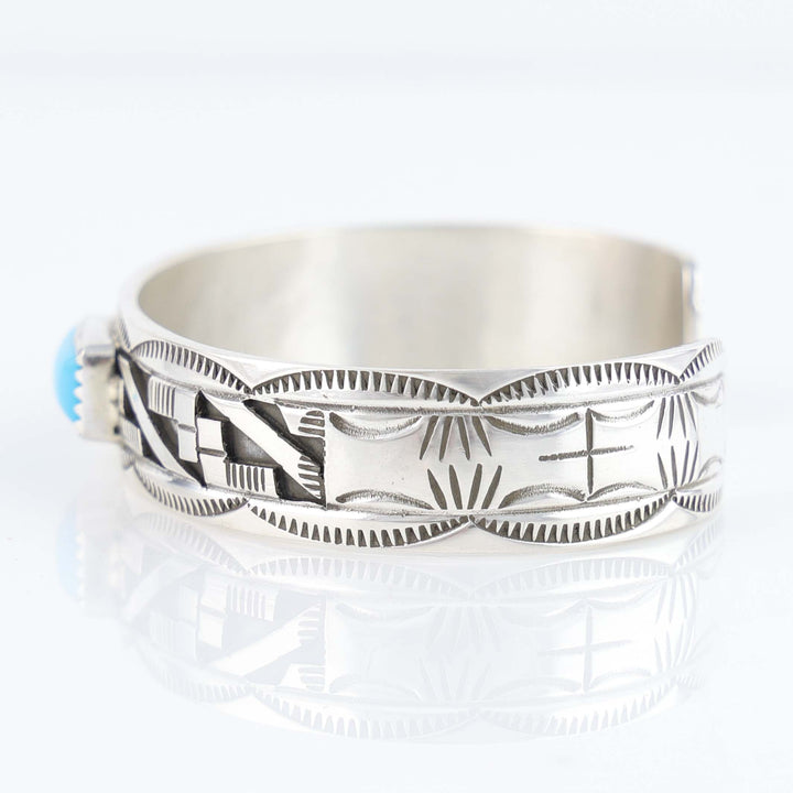 Navajo Sleeping Beauty Turquoise Cuff