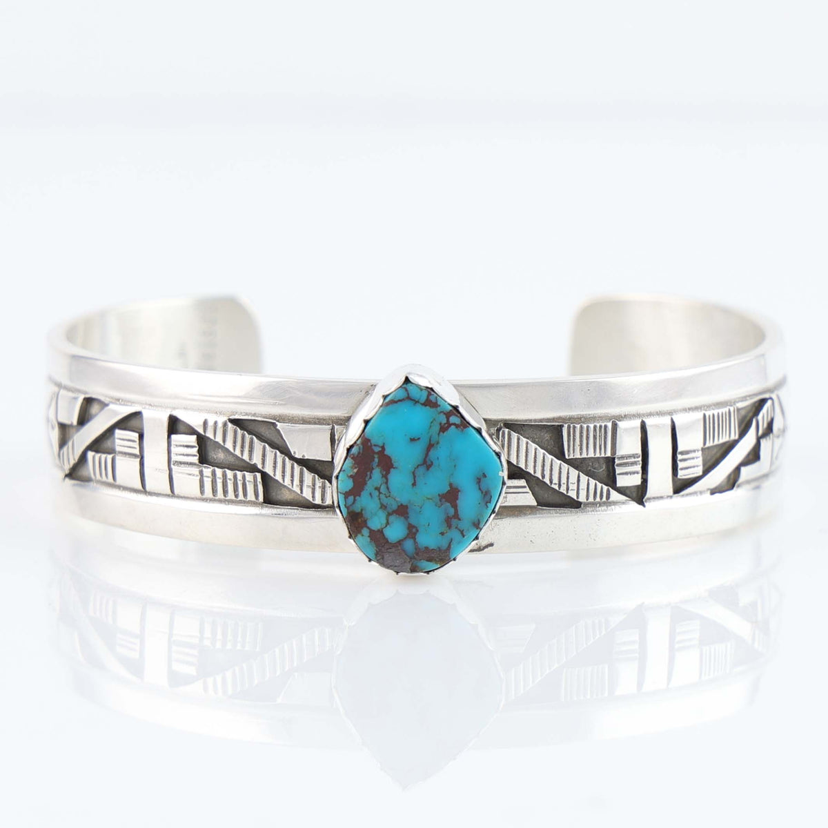 Navajo Royston Turquoise Cuff by Peter Nelson
