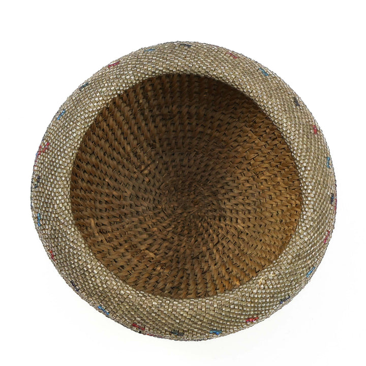 Mono Lake Paiute Beaded Basket