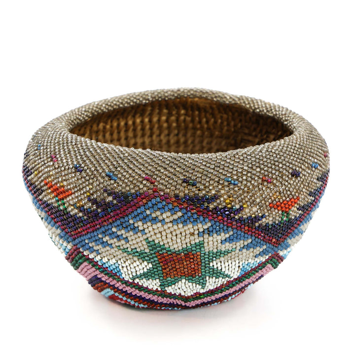 Mono Lake Paiute Beaded Basket