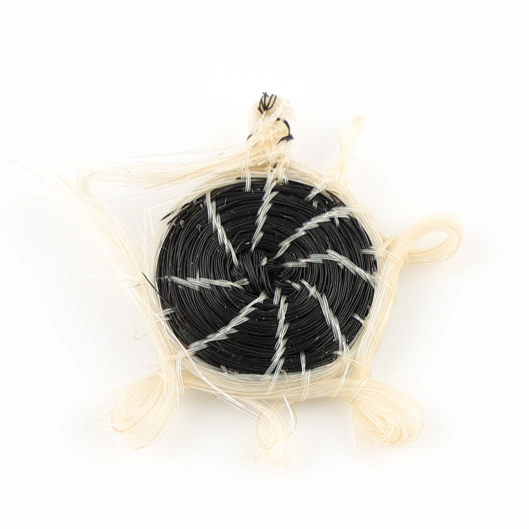 Miniature Horsehair Turtle Basket