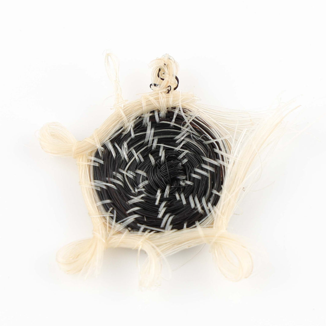 Miniature Horsehair Turtle Basket