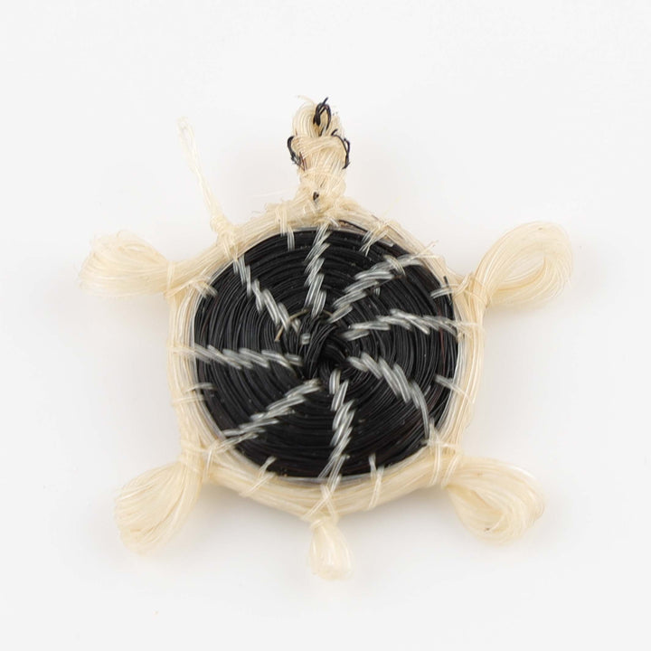 Miniature Horsehair Turtle Basket
