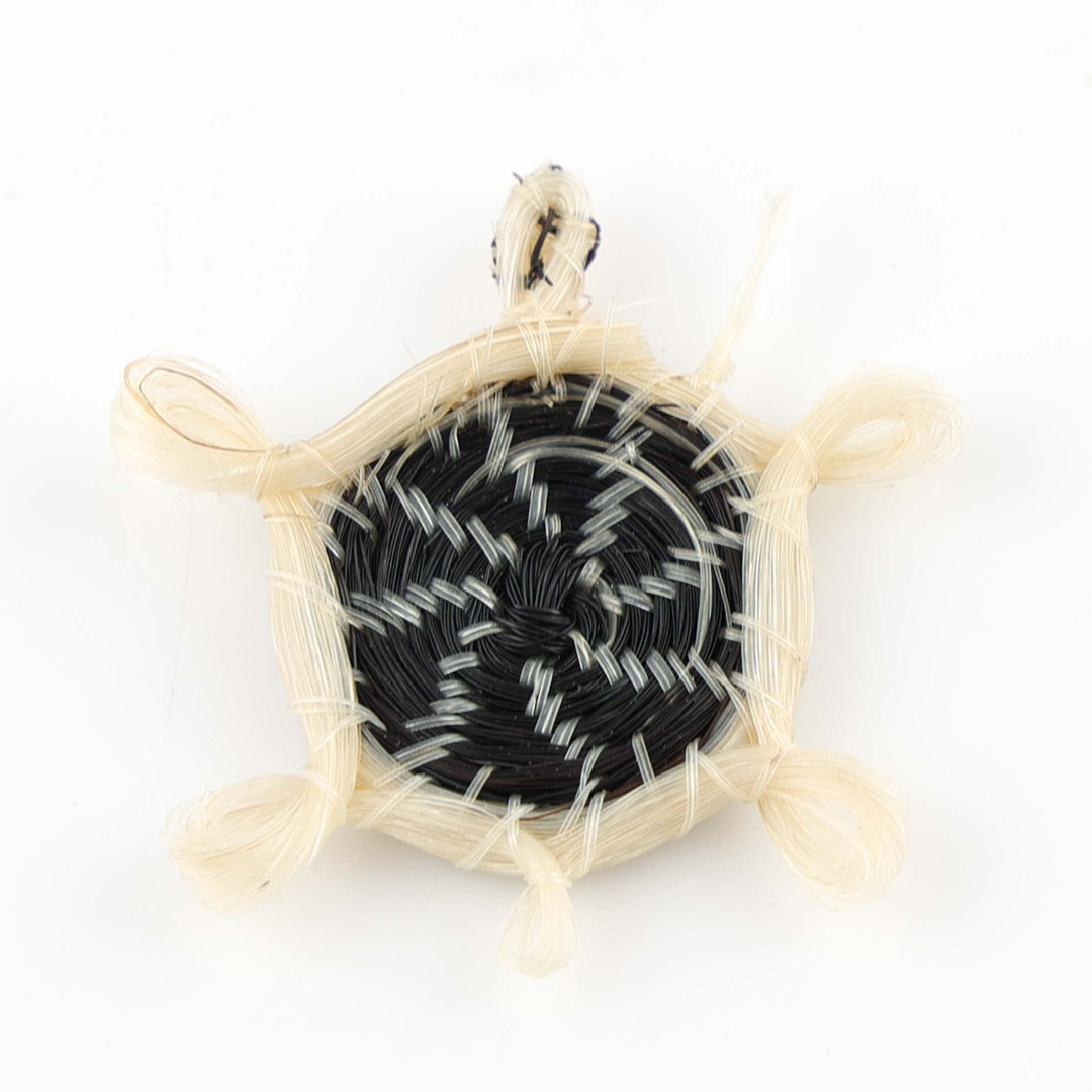 Miniature Horsehair Turtle Basket