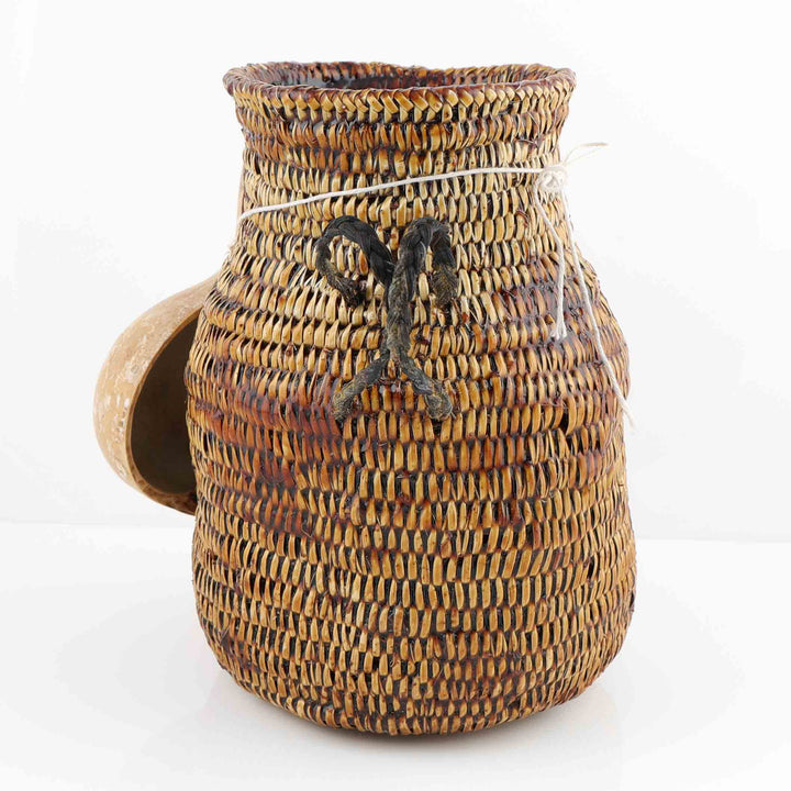 Paiute Water Basket with Gourd Ladle