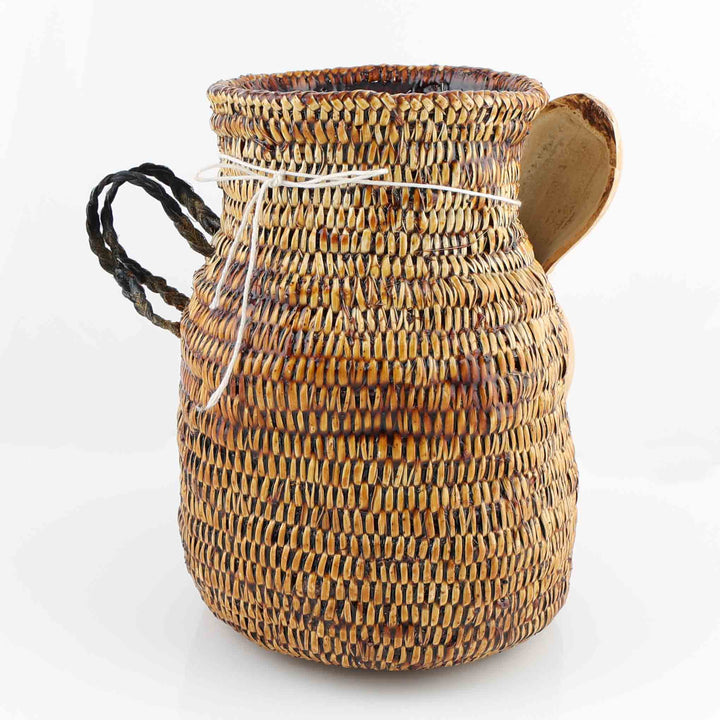 Paiute Water Basket with Gourd Ladle