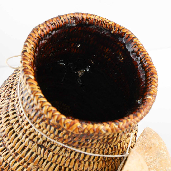 Paiute Water Basket with Gourd Ladle