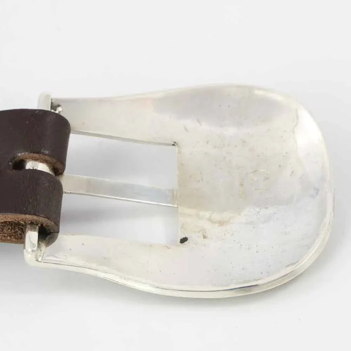 Stamped Silver Ranger Buckle