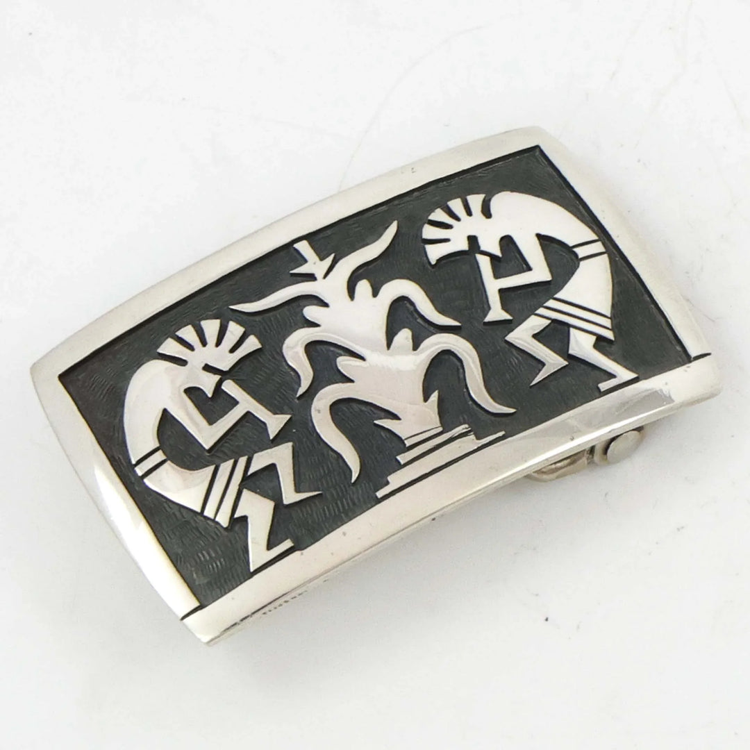 Hopi Flute Player Buckle
