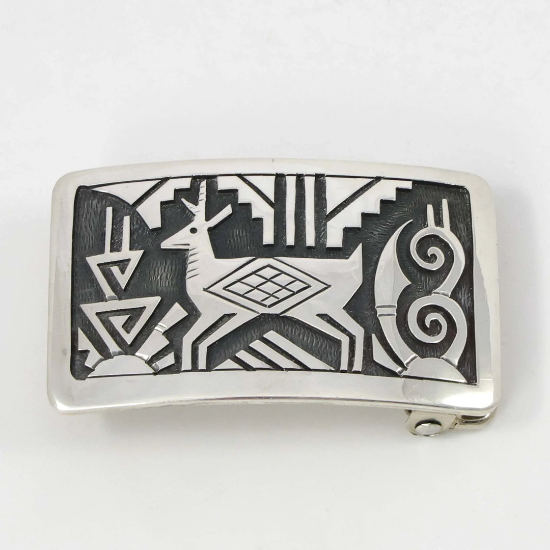 Deer and Rain Buckle