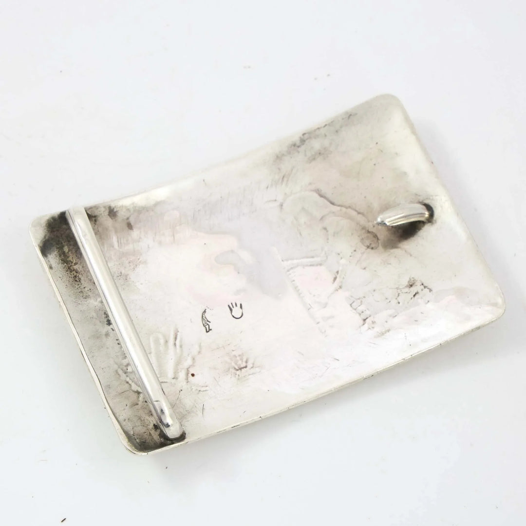 Elder Planting Seeds Buckle