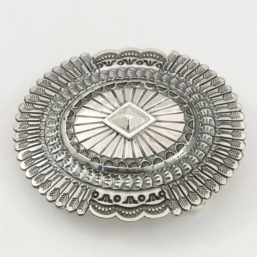 Stamped Silver Buckle