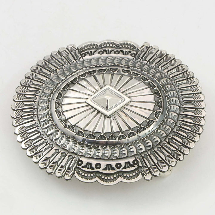 Stamped Silver Buckle