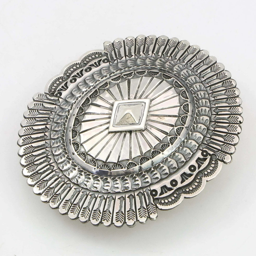 Stamped Silver Buckle