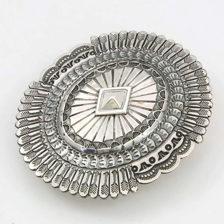 Stamped Silver Buckle