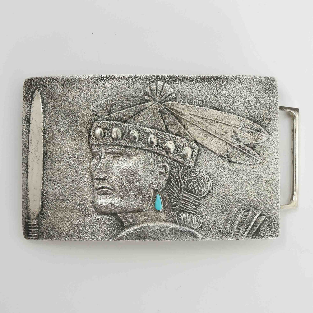Navajo Warrior Buckle