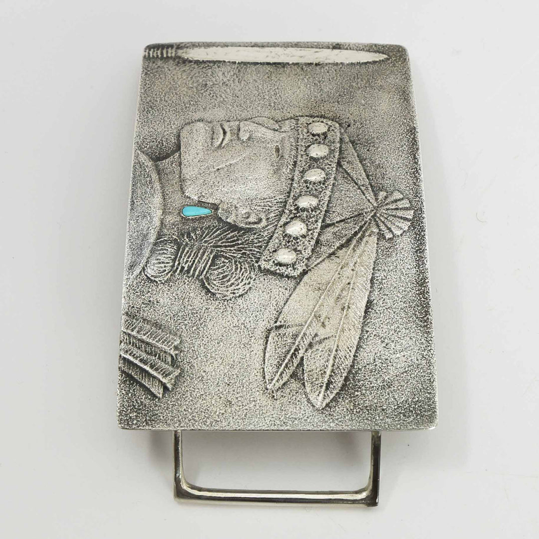 Navajo Warrior Buckle