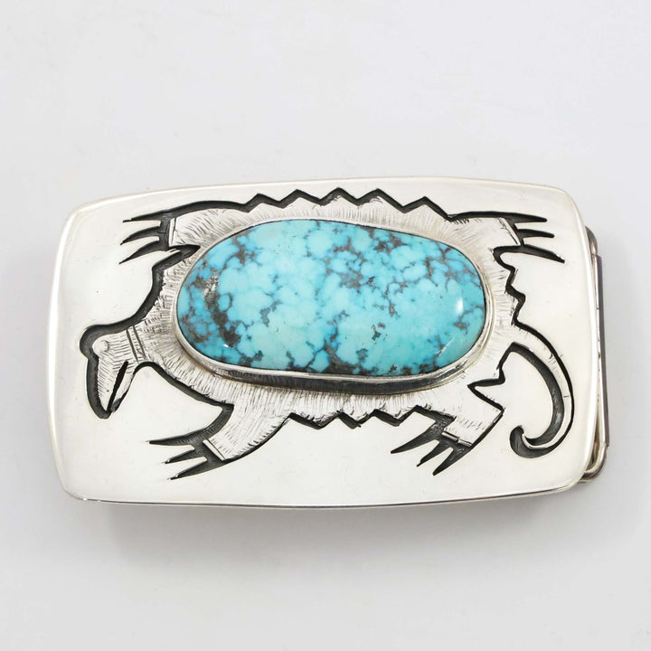 Turquoise Mountain Lizard Buckle