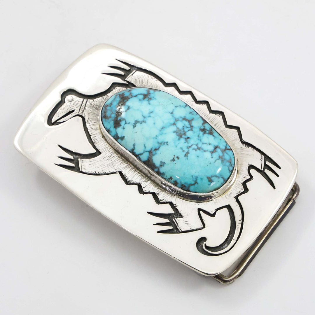 Turquoise Mountain Lizard Buckle