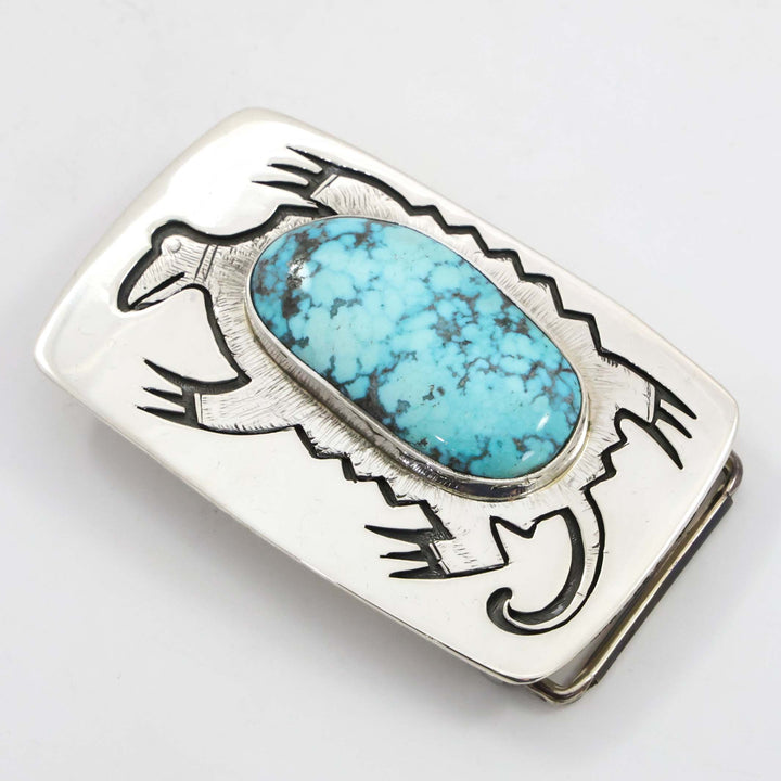 Turquoise Mountain Lizard Buckle