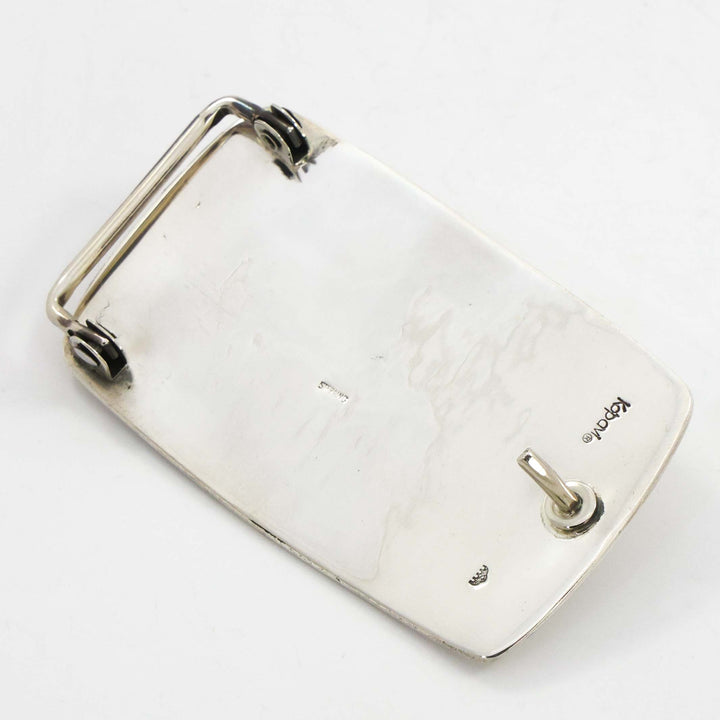 Turquoise Mountain Lizard Buckle