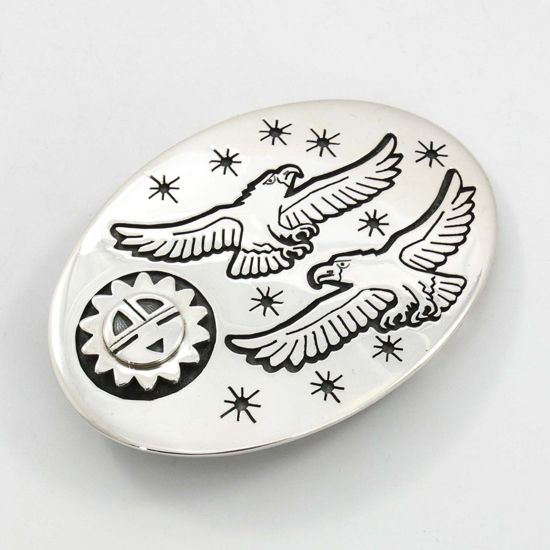 Eagle and Sunface Buckle