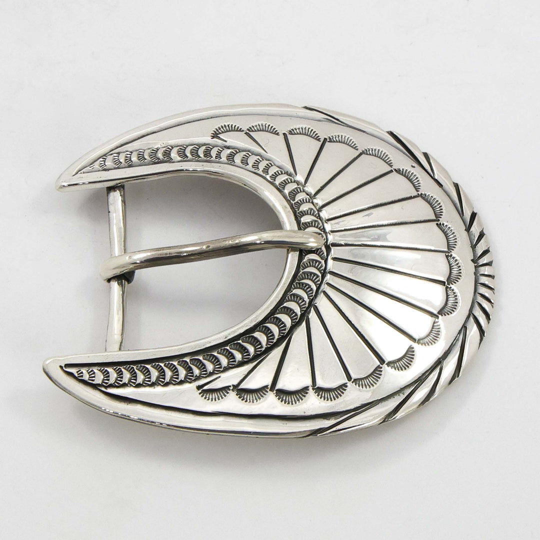 Stamped Silver Buckle