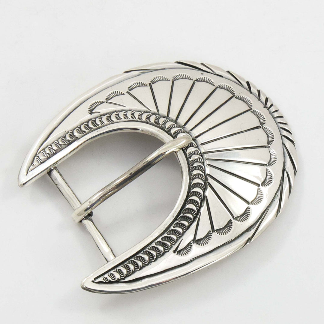 Stamped Silver Buckle